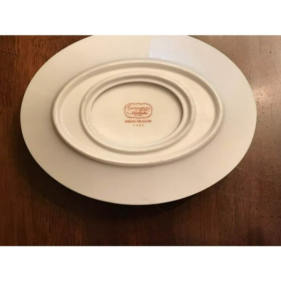 Noritake Spring Meadow Gravy Boat w/Attached Underplate - Picture 4 of 5